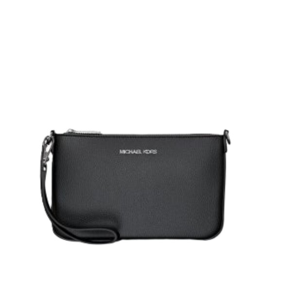 NWT Michael Kors Jet Set Pebbled Leather Convertible Wristlet - Picture 1 of 6